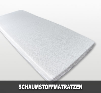 Schaumstoffmatratzen mit Reißverschlussbezug